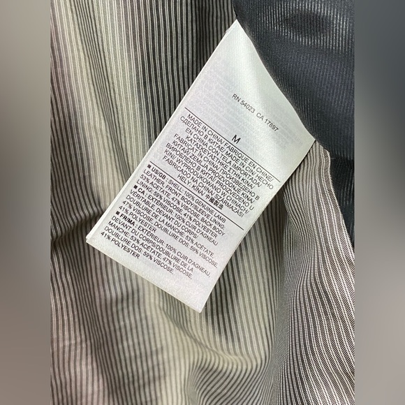 Banana Republic Men’s Brown Leather Racer Jacket - Medium - Picture 9 of 9